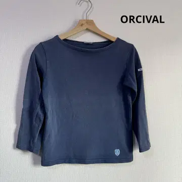 ORCIVAL 오르치발 티셔츠 반팔 파랑 네이비 블루 프랑스제