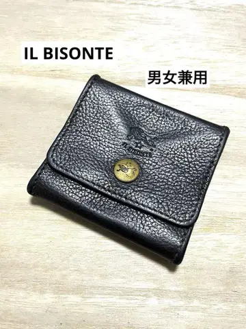 IL BISONTE 일비종떼 천연 가죽 코인 케이스 이탈리아제 주름 가공