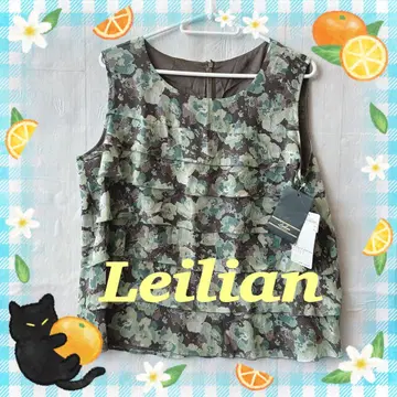 Leilian 택 포함 슬리브리스 상의