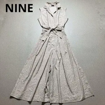 새상품급 NINE 슬리브리스 꽃무늬 올인원 나인
