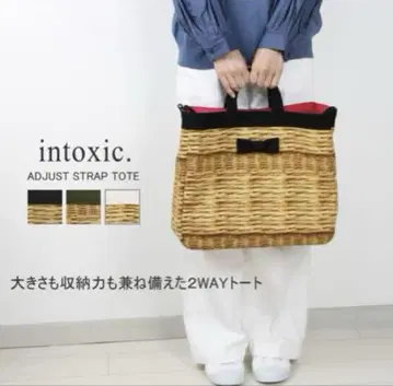 intoxic 인톡시크 바스켓백풍 2way 토트백