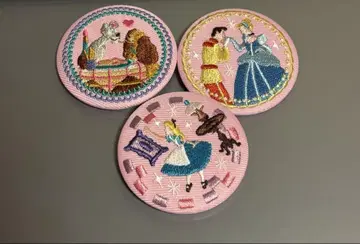 디즈니 자수 캔뱃지 3개 세트