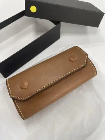 만소우 브라이들 가죽 1장 가죽 키케이스 카멜 미사용 새상품