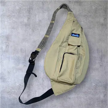 카부 KAVU 슬링 백 숄더백 미니 로프 백 베이지