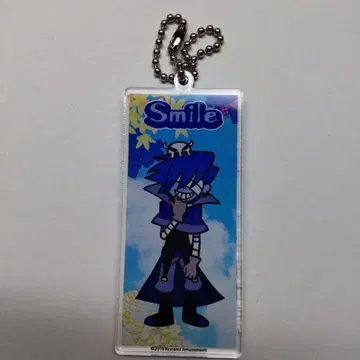 팝앤뮤직 아크릴 참 스마일 키링 smile