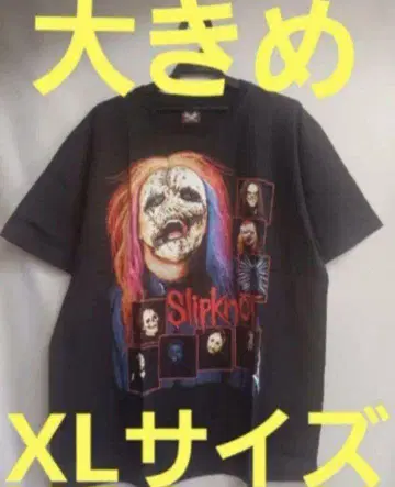 밴딩 티셔츠 SlipknoT 슬립낫 XL 사이즈 (3L 정도)