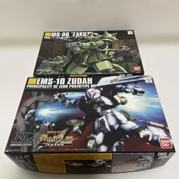 HG MS-06 'ZAKU II' & EMS-10 ZUDAH 미조립 키트