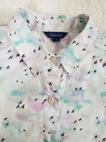 Hampstead LIBERTY 블라우스 하늘 구름 새