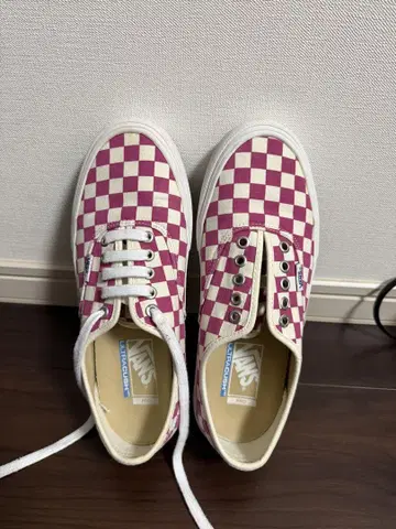 VANS PRO 오센틱 핑크/화이트