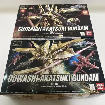HG SHIRANUI & OOWASHI AKATSUKI GUNDAM
