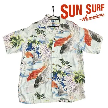 SUN SURF 알로하 셔츠 잉어 스페셜 에디션 미사용 새상품