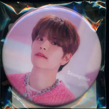 StrayKids 2023 5-STAR Seungmin 캔뱃지 화이트