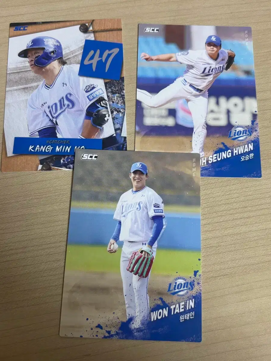 삼성라이온즈 강민호 원태인 오승환 kbo 카드