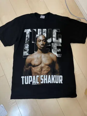 TUPAC SHAKUR Thug Life 티셔츠 L 사이즈