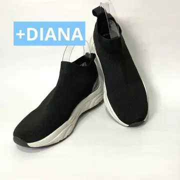 새상품급 플러스 다이애나 경량 니트 삭스 스니커즈 부츠 스니커즈 24cm