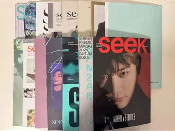 SHINee FC 뉴스레터 seek 잡지 묶음 판매 19권 세트