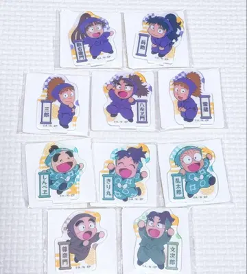 닌자 타마 란타로 미니 아크릴 스탠드 구구치 오하마 타케야 사부로 문지로