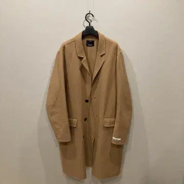 Bershka 베이지 체스터 코트 XL