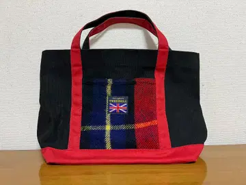 TWEEDMILL 토트백 블랙/레드/체크 바닥 바닥