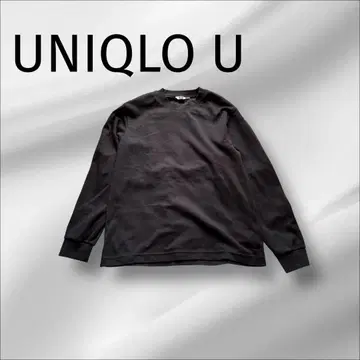 유니클로 유니클로 유 에어리즘 무지 블랙 긴팔 트레이닝복 M 사이즈