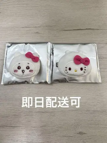 치이카와 산리오 콜라보 시크릿 헤어 클립 키티 치이카와