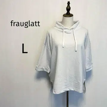 frauglatt 후드 부착 후드티 L 사이즈 화이트