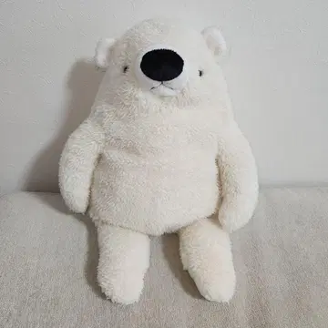 몽 수이유 몽블랑 곰 봉제 인형 아이보리