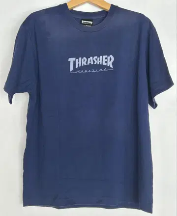 Thrasher 스래셔 로고 티셔츠 S 사이즈 네이비