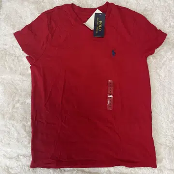 POLO 티셔츠 빨간색 크루넥
