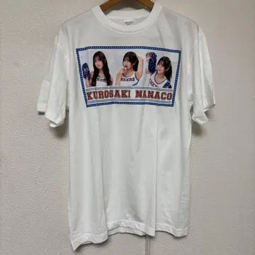 쿠로사키 나나코 씨 치어리더 사진 티셔츠 L