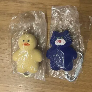 mojojojo 피규어 마스코트 오리 고양이 2종 세트