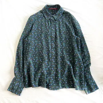 Comptoir des Cotonnisers 실크 프린트 셔츠