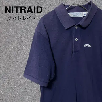 NITRAID 나이트 레이드 일본제 원포인트 로고 퍼플 M 사이즈