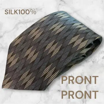 이탈리아제 PRONT PRONT 실크 100% 넥타이 핸드메이드