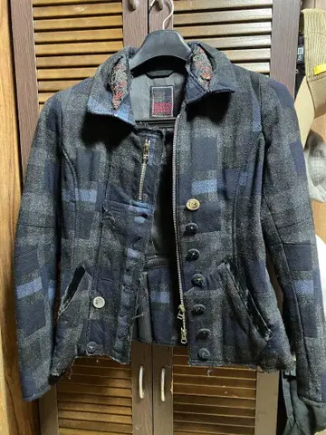 마리떼 프랑소와 저버 디자인 자켓 패치워크 집업 블랙 M