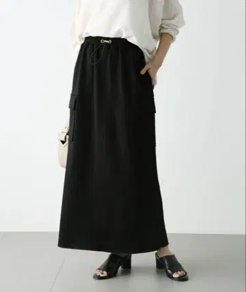 밴야드 스톰 본딩 카고 스커트 블랙 사이즈 1