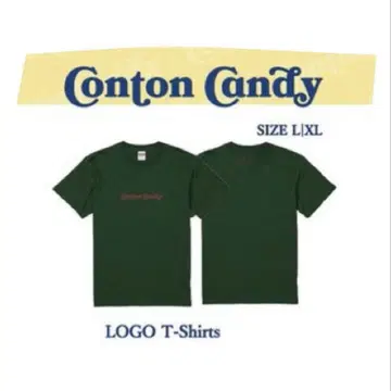 Conton Candy 로고 티셔츠 L 그린