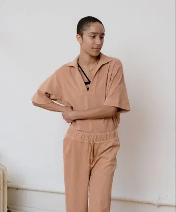 BASERANGE 갈루 셔츠 마르 브라운