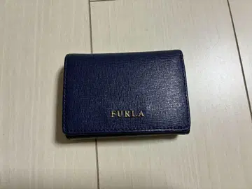 훌라 3단 폴더형 지갑 네이비