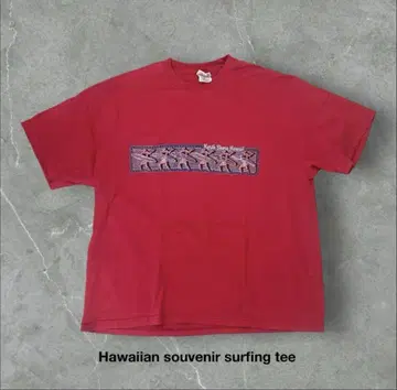 Hawaiian souvenir surfing 티셔츠 헤인즈 바디