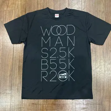 Wood MAN 블랙 티셔츠 L 사이즈