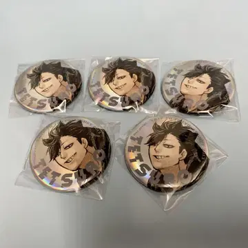 하이큐!! 메탈릭 캔뱃지 5개 세트