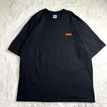 SEE SEE 시시/XXL 원포인트 로고 자수 반팔 티셔츠 블랙
