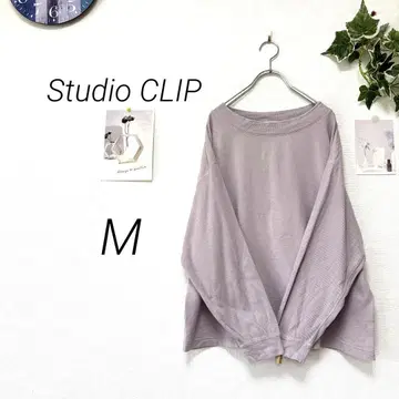 9313 Studio CLIP 스튜디오 클립 긴팔 티셔츠 M 무지