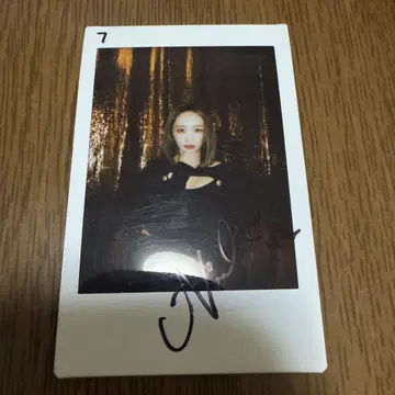 KARA 니콜 친필 사인 폴라로이드