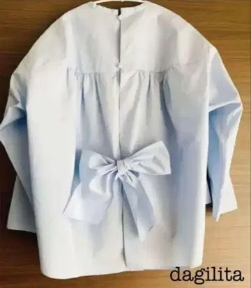 오늘만 가격 인하 디자인 웍스 dagilita 백 리본 셔츠 새상품급