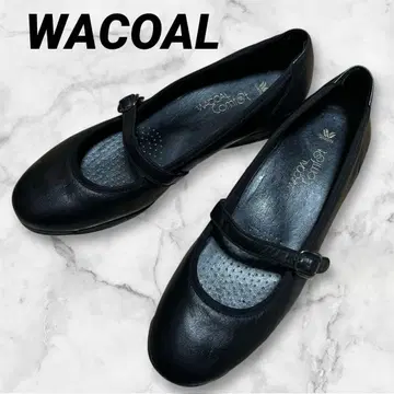 WACOAL 와코루 스트랩 펌프스 블랙 검정