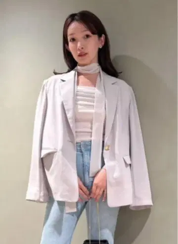 SNIDEL 시어 시어 자켓 GBEG