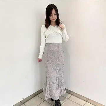 Anmille 레이스 머메이드 스커트