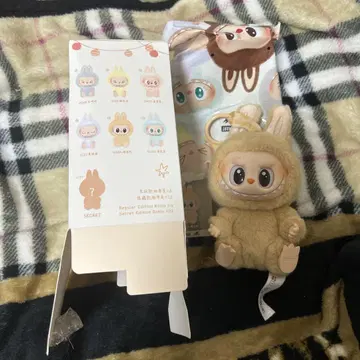 labubu have a seat 봉제 인형 마스코트 베이지
